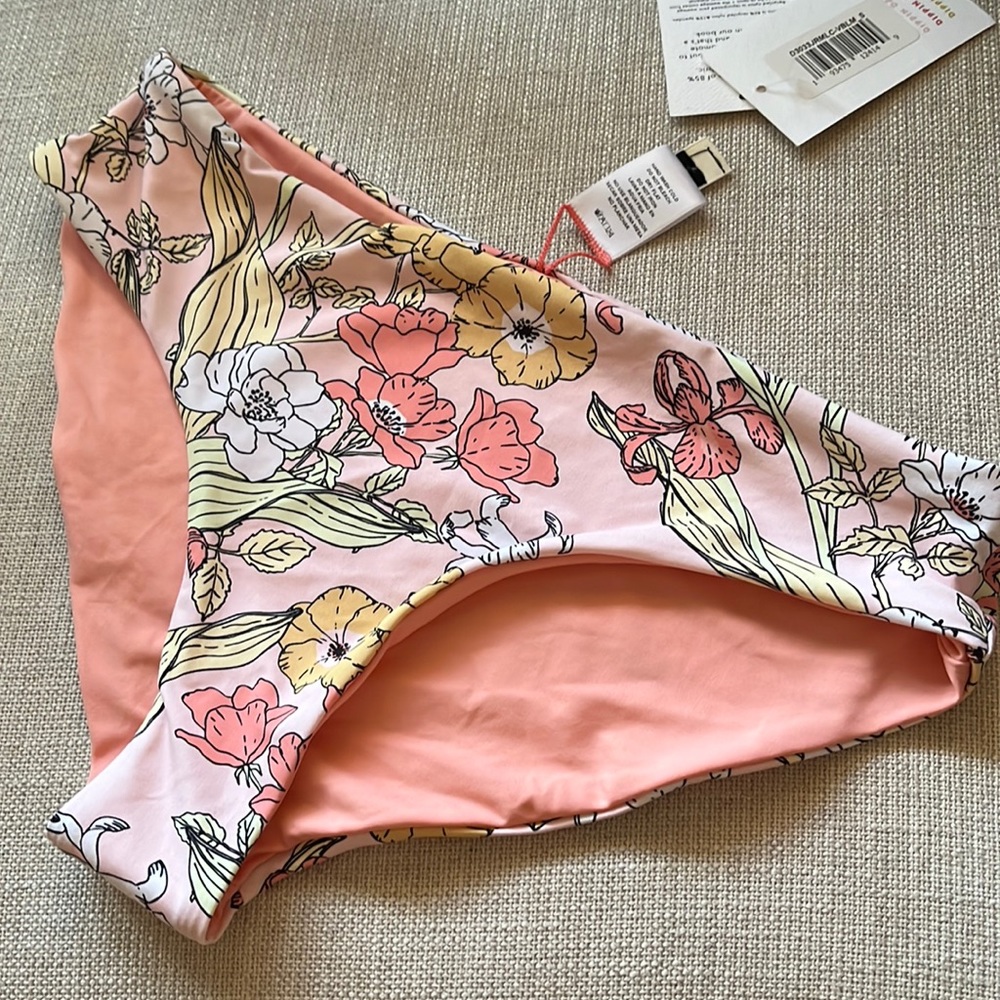 Dippin’ Daisy’s Siren Hipster Bikini Bottom Size Small NWT in Vintage Bloom
